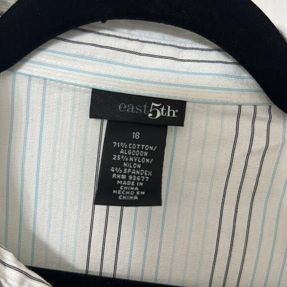 East 5th  long sleeve button up shirt size 16 - Picture 2 of 4